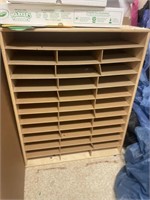 Metal Shelf and Mail Divider