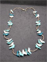 glass bird beads