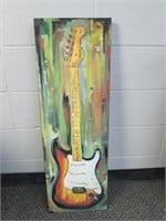 Painting of a Fender Guitar, Home Decor, Art