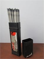 Box of Hobart Stick Electrodes for Welding