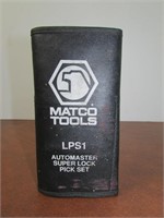 Set of Matco Tools Super Lock Pick Set for various