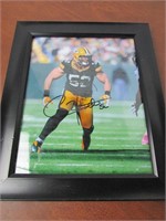Frame Photo Autographed By Clay Matthews