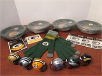 Various Green Bay Packer, NFL Items Most are new