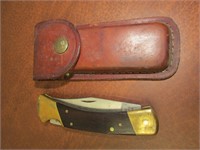 Vintage Large Sears Folding Hunting Knife and