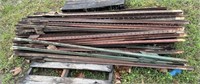 Lot of 75 Used Metal Fence T Posts C