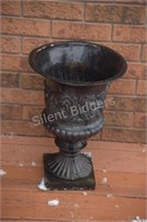 Late Additon: Cast Iron Painted Plant Container