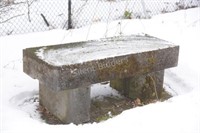 Late Addition: Natural Stone Garden Bench, 47"