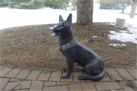 Late Addition:  Cast Iron 25" Dog Stature