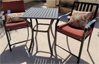 D - PATIO TABLE & 2 CHAIRS (Y11)