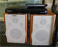 Sony CD/DVD Player And Speakers