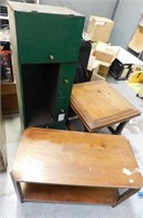 End Table, Coffee Table And Shelf Cabinet