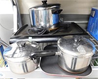 Electric Griddle And Pots And Pans