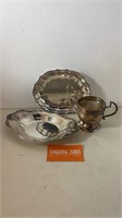 Branded Silver Plate Dishes