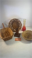 Wicker Decor Lot