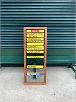 Mini Destination Board Station Scrolls Display