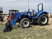 New Holland Powerstar 75 Tractor 4WD w/Loader
