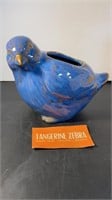 Ceramic Bluebird Planter