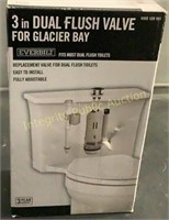 Everbilt 3”Dual Flash Toilet Valve For Glacier Bay