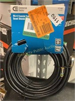 CE RG-6 Quad Shielded Coaxial Cable 50'