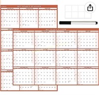 5 Count Dry Erase Calendar