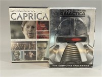 2 DVD's: Battlestar Galactica Series & Caprica