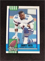 Emmitt Smith 1990 NFL Topps Traded ROOKIE CARD