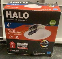 Halo Recessed  RL Selectable  4” Baffle Down