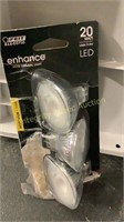 3pk Feit Electric 20W LED Enhance Bulbs
