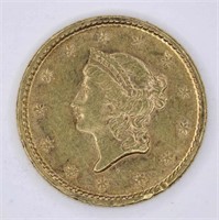 1853 U.S. GOLD $1 LIBERTY COIN