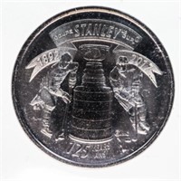 Canada 2017, 25 Cents MS65 Stanley Cup ICCS