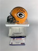 Ty Montgomery Autographed Mini Helmet w/COA