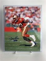 Jerry Rice Autographed Picture w/COA