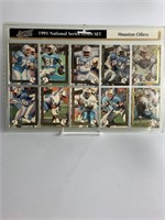 1991 Action Packed Houston Oilers Team Set