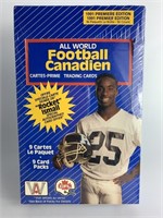 1991 All World Canadian Football - Sealed Box