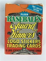 1987 Fleer Award Winners Baseball Card Box Set