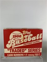 1986 Topps Traded Baseball Card Box Set
