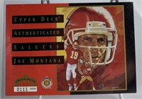 Joe Montana 1994 Upper Deck Salutes Oversized Card