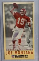 Joe Montana Fleer Gameday Oversized Card #36