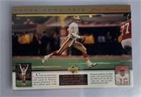 Joe Montana 1995 Upper Deck Auth Jumbo #4 SB XXIV