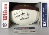 Kevin Walter Autographed Football w/COA