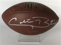 Colt Brennan Autographed Football No COA