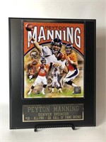 Peyton Manning Denver Broncos Plaque