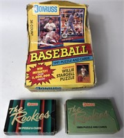 Don Russ 1991 Card Box & 88-89 Card & Puzzles