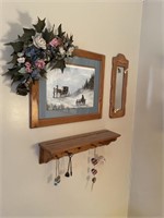 Oak Amish  & oak shelf