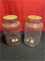 Large glass jars