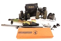 Binoculars, Gun Cleaning Kit & More!