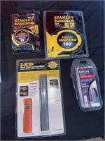 New Stanley rulers, LED light and keyless entry