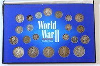 WWII Coin Collection w/ Silver U.S. Coins