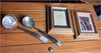 Lot with Old Pictures and Spoons