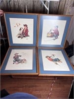 4 Norman Rockwell NUMBERED Prints